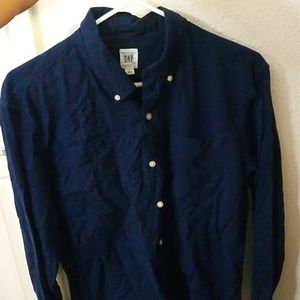 Navy Blue Medium Gap Dress Shirt